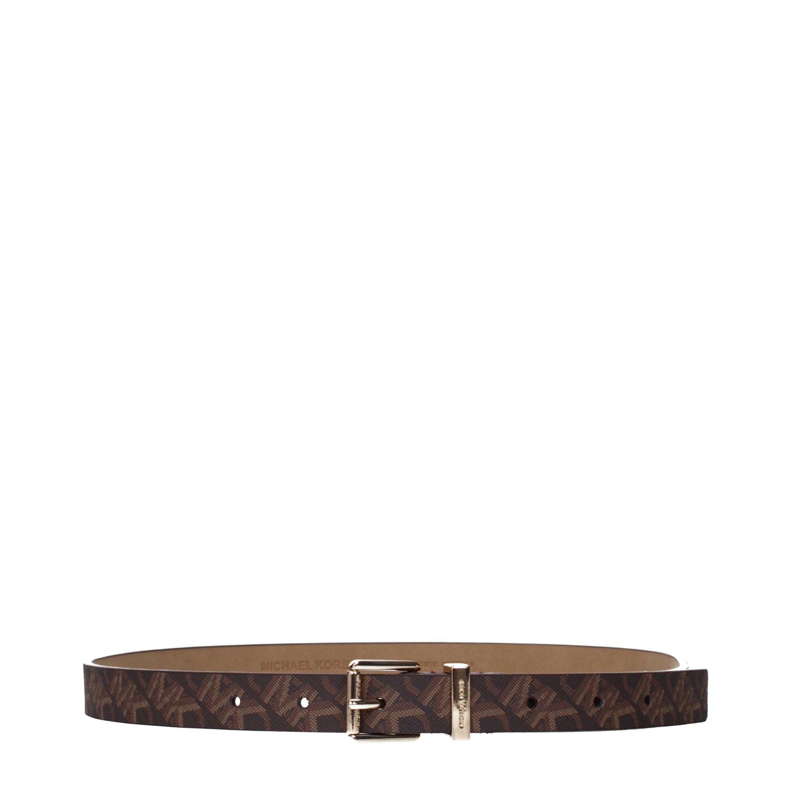 Michael Kors Brown Fabric Regular Belts